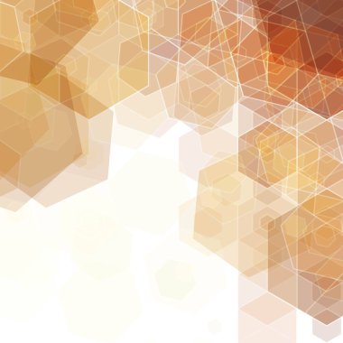 Vektör bej altıgen desen. Basit altıgen elementlere sahip geometrik soyut arkaplan. Tıbbi, teknoloji veya bilim tasarımı.