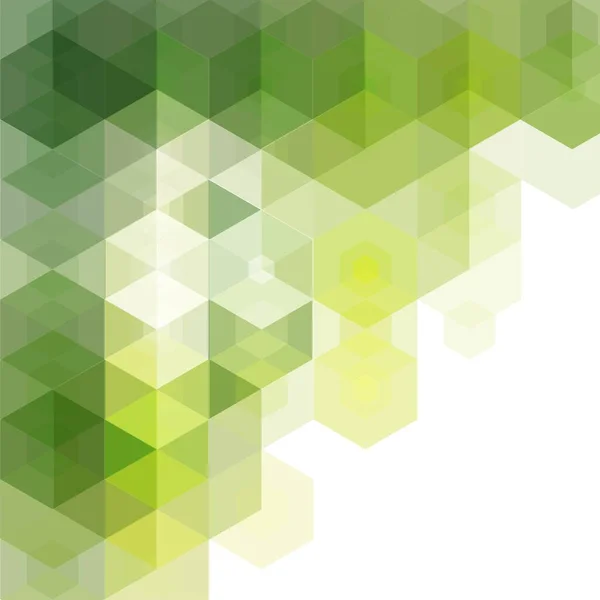 Grüner Sechseck Hintergrund Muster Sechseck Tapete Vektorabbildung Eps — Stockvektor