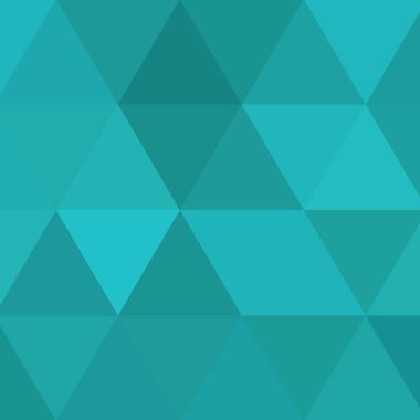 Geometrik soyut arkaplan. Vektör görüntüsü. Çokgen stili. Mavi üçgenler.