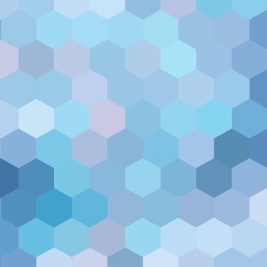 Çokgen biçiminde renk altıgenli arkaplan. Sunumlar, reklamlar, broşürler, afişler ve daha fazlası için vektör şablonu.