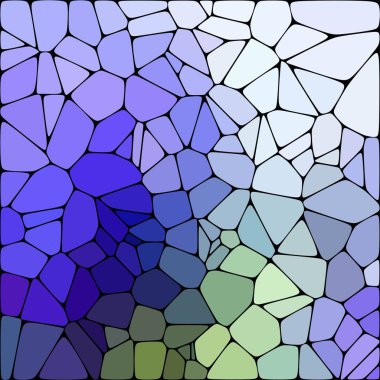 Çakıl taşlarından mavi arkaplan. Sunum için soyut vektör şablonu.