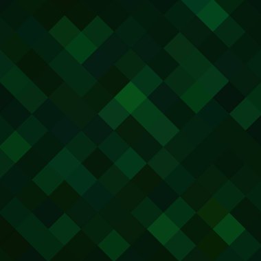 Kalıp yeşil, pürüzsüz piksel arka plan, arka plan, örtü, desen. Yeşil piksel duvar kağıdı. Vektör çizimi. EPS 10