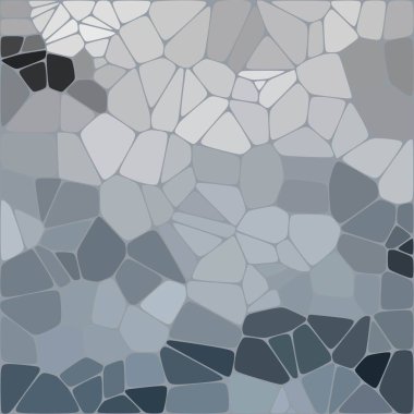 Gri çakıl taşlarının arka planı. Sunum şablonu. Tasarım ögesi.