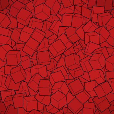 Küplerin kırmızı arka planı. Grafik tasarımınız için vektör illüstrasyonu. Grafik tasarımınız için vektör illüstrasyonu.