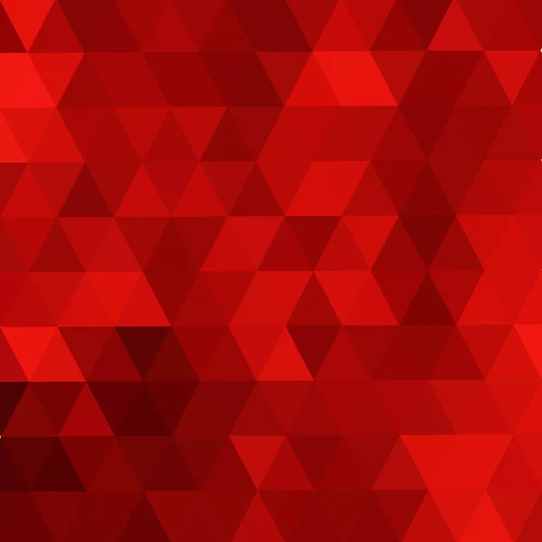 Fondo Triangular Rojo Gráficos Abstractos Vectoriales Plantilla Presentación Banner Publicitario — Vector de stock