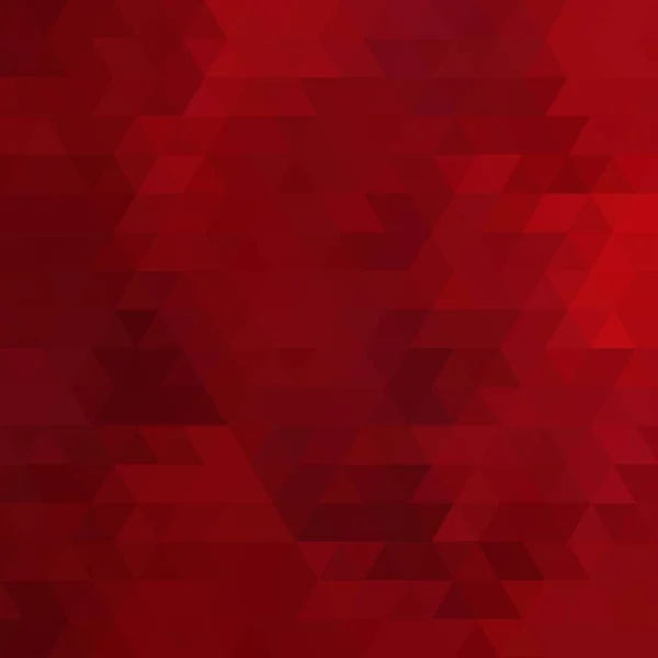 Geometrikus Modern Design Vörös Mozaik Háttér Geometrikus Háromszög Mozaik Absztrakt — Stock Vector