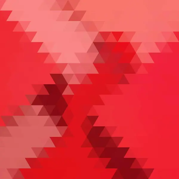 Röda Och Vita Trianglar Abstrakt Geometrisk Bakgrund Vektorgrafik — Stock vektor