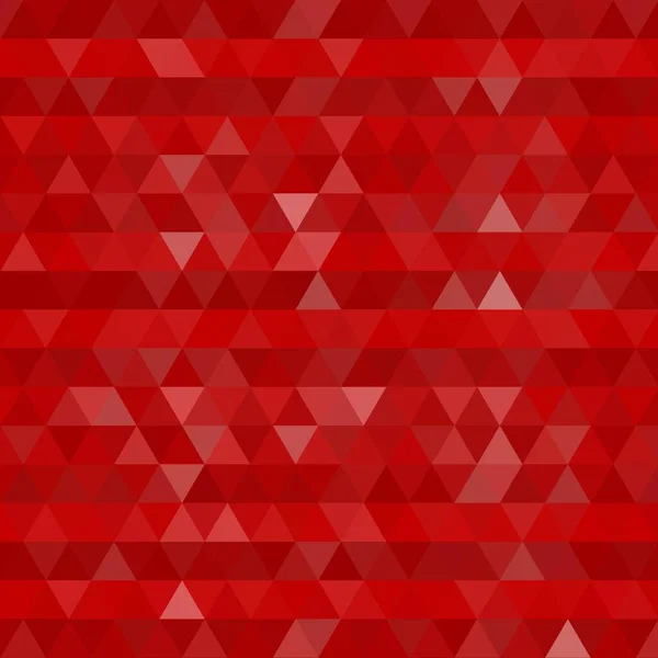 Red Triangles Seamless Geometric Background Vector Illustration Fully Editable You — Stock Vector
