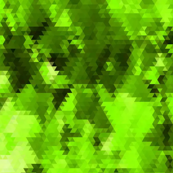 Vector Zeshoek Patroon Geometrische Abstracte Achtergrond Met Eenvoudige Groene Driehoek — Stockvector