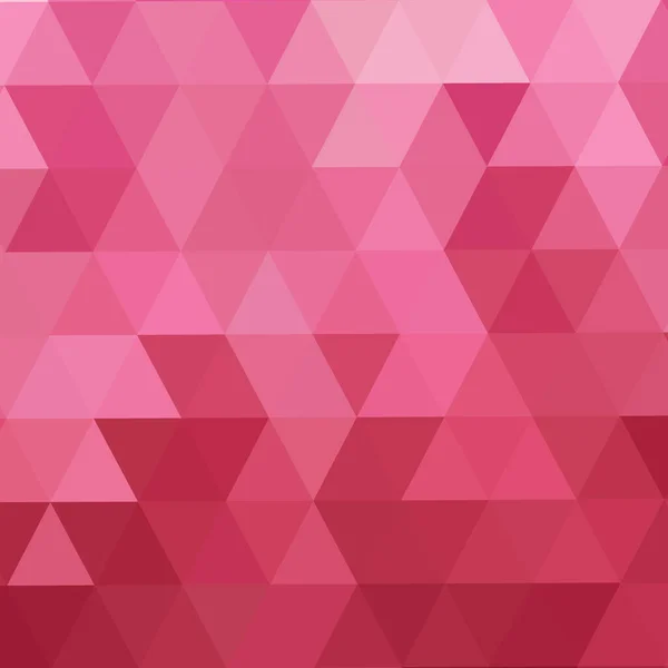 Modèle Mosaïque Triangle Vectoriel Rouge Clair Illustration Brillante Qui Composent — Image vectorielle