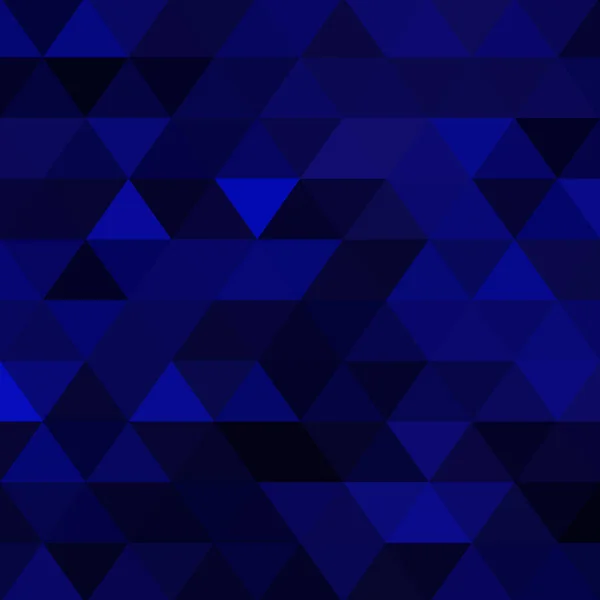 Fundo Geométrico Abstrato Imagem Vetorial Estilo Poligonal Triângulos Azuis — Vetor de Stock