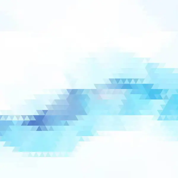 Blauwe Driehoek Abstracte Achtergrond Vectorpatroon Van Geometrische Vormen — Stockvector