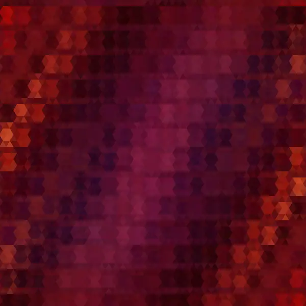 Czerwony Wzór Mozaiki Trójkąta Wektorowego Lśniąca Ilustracja Składająca Się Trójkątów — Wektor stockowy
