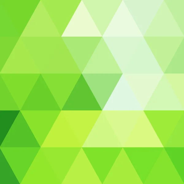 Fond Géométrique Abstrait Triangles Verts Superposés Modernes — Image vectorielle