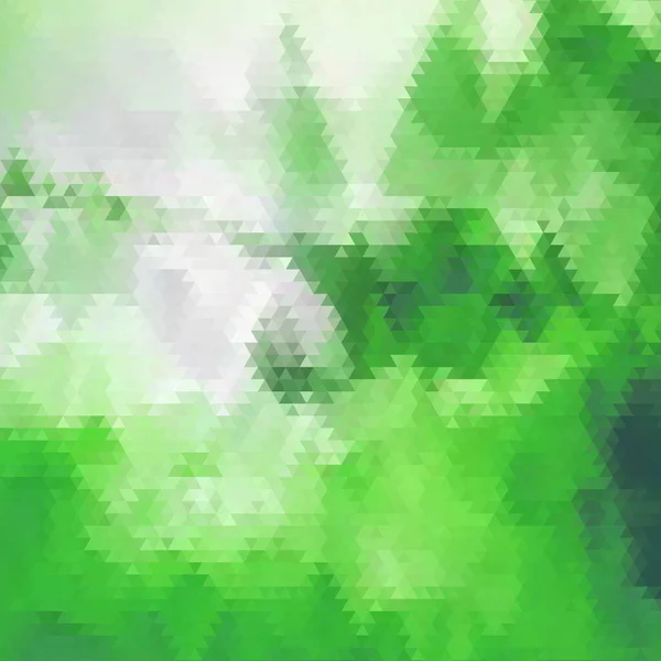 Green Hexagon Background Geometric Illustration Layout Advertising Banner Polygonal Style — Stock Vector