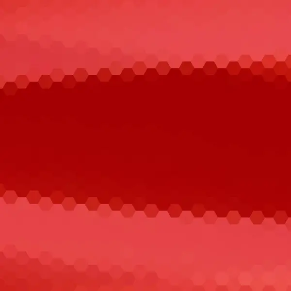 Vörös Vektor Háttér Készlet Hatszögek Illusztráció Színes Hatszögekkel Sablon Márkafüzetéhez — Stock Vector
