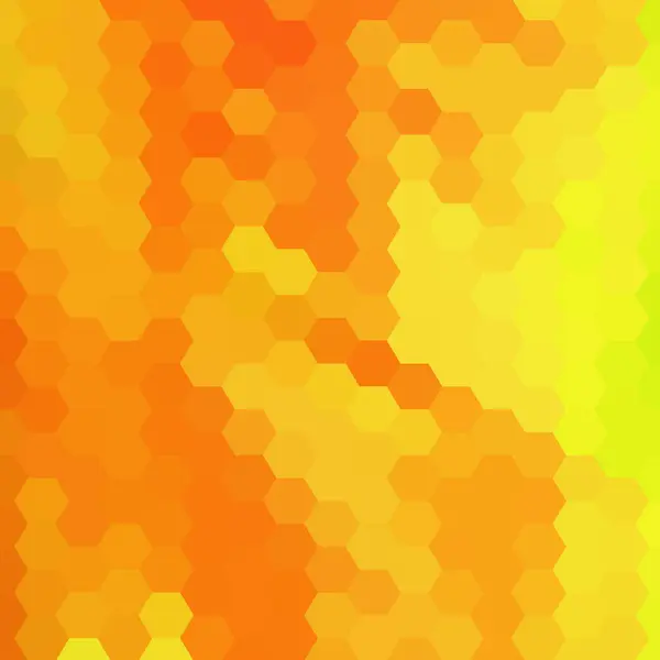 Hexagon Geometrische Gele Verloop Kleur Patroon Achtergrond Abstract Grafisch Ontwerp — Stockvector