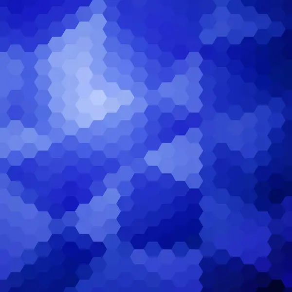 Abstract Hexagon Background Polygonal Style Vector Geometric Illustration — Stock Vector
