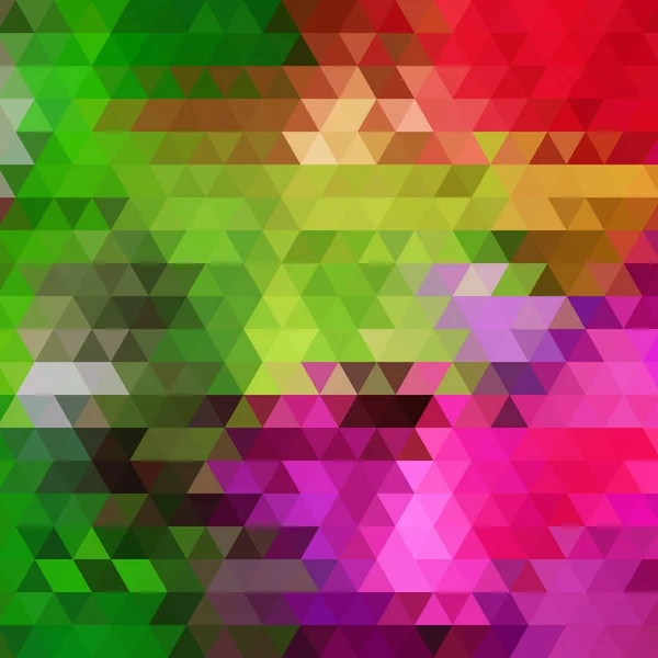 Hintergrund Geometrischer Formen Buntes Mosaikmuster Dreieck — Stockvektor