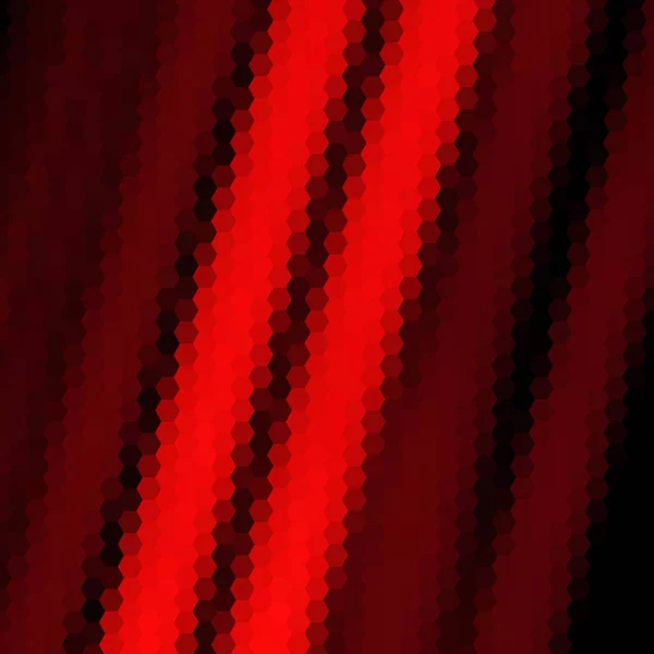 赤い六角形の背景 プレゼンテーション用ベクトルテンプレート — ストックベクタ