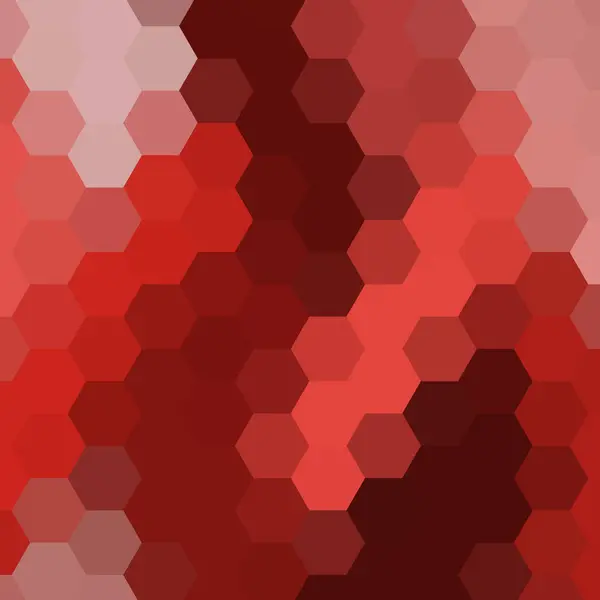 红色六边形背景 列报的矢量模板 — 图库矢量图片