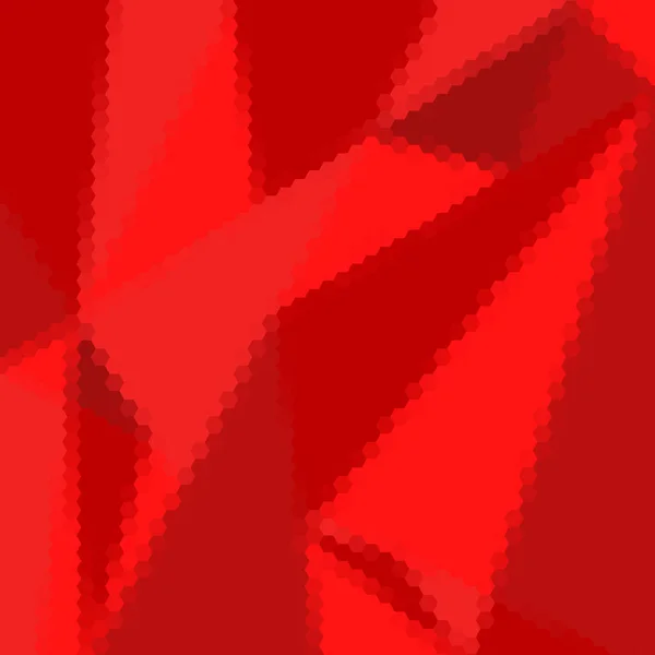 Červený Šestiúhelník Pozadí Šablona Vektoru Pro Prezentaci — Stockový vektor