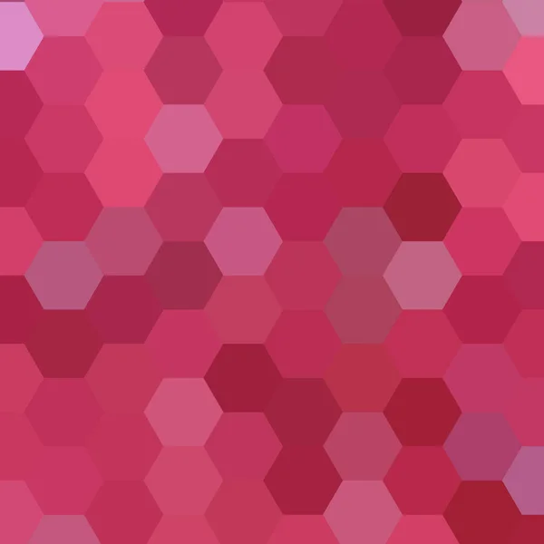 六角形の集合を持つ赤いベクトル背景 カラフルな六角形のセットでイラスト ブランドブックの新しいテンプレート — ストックベクタ
