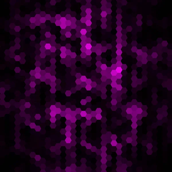 Hexágono Púrpura Oscuro Fondo Geométrico Ilustración Vectorial Totalmente Editable Puede — Vector de stock
