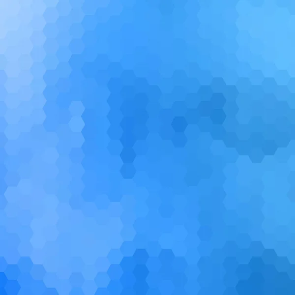Geometrické Pozadí Barevná Šablona Pro Pozadí Modré Šestiúhelníky — Stockový vektor