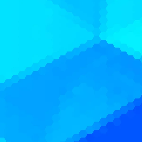 Blau Zeshoek Achtergrond Patroon Zeshoek Behang Vectorillustratie Eps — Stockvector