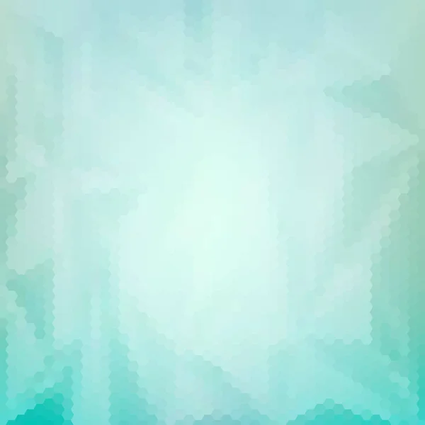 Fond Vectoriel Abstrait Mosaïque Style Polygonal Hexagones Bleus Modèle Présentation — Image vectorielle