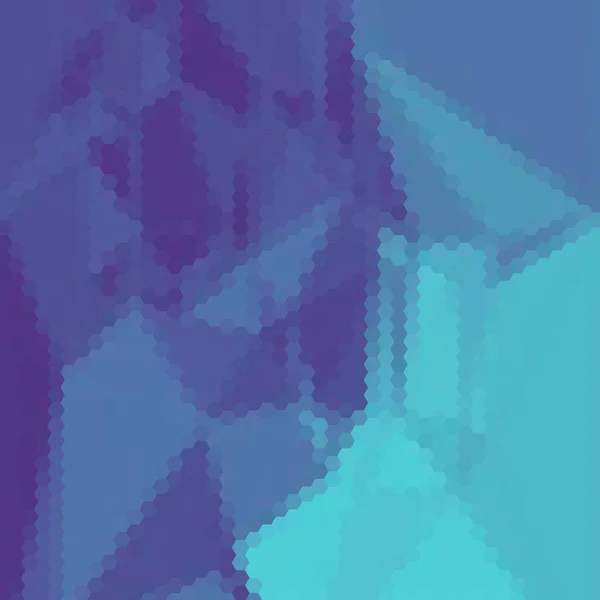 Blå Hexagon Vektor Bakgrund Geometrisk Bild Polygonal Stil — Stock vektor