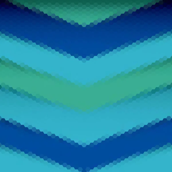 蓝色几何背景 多边形风格的六边形抽象向量背景 — 图库矢量图片