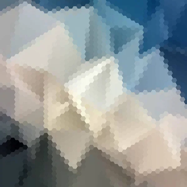 Fond Hexagonal Abstrait Style Polygonal Illustration Géométrique Vectorielle — Image vectorielle