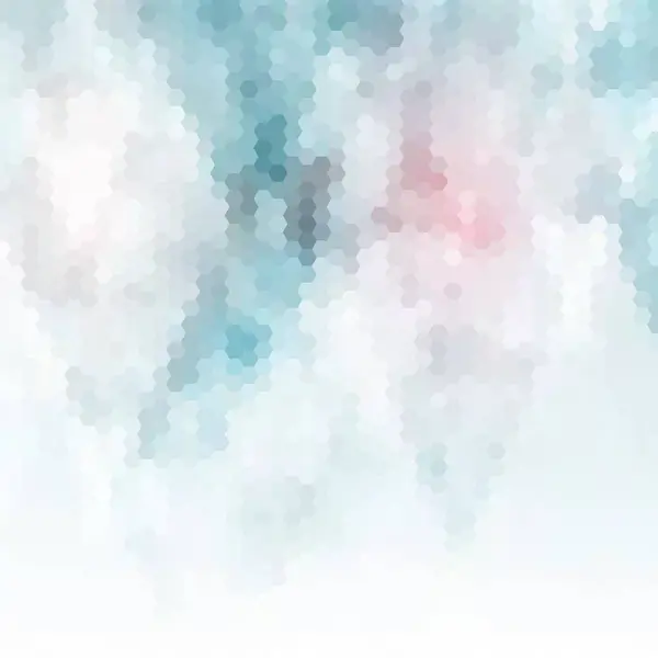 Geometrisk Abstrakt Bakgrund Vektorbild Polygonal Stil Blå Hexagon — Stock vektor