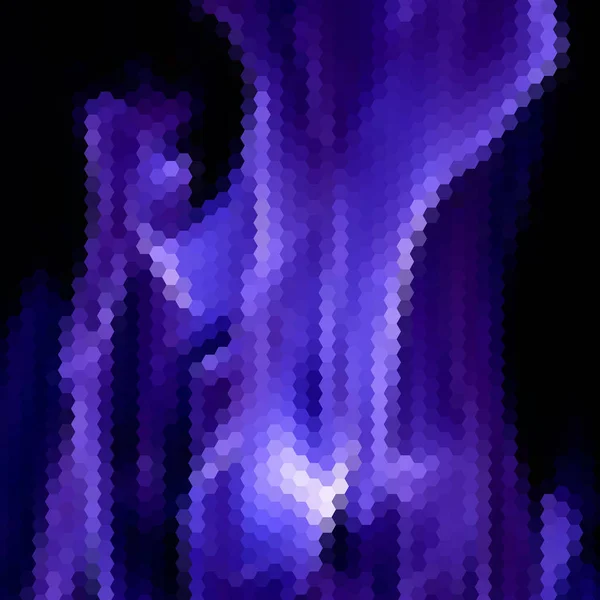 Темно Фиолетовый Геометрический Фон Векторная Иллюстрация Полигональный Стиль Шестиугольник — стоковый вектор