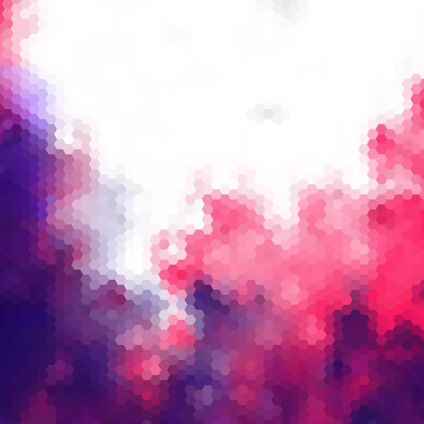 色彩斑斓的六边形抽象背景 封面等模板 — 图库矢量图片