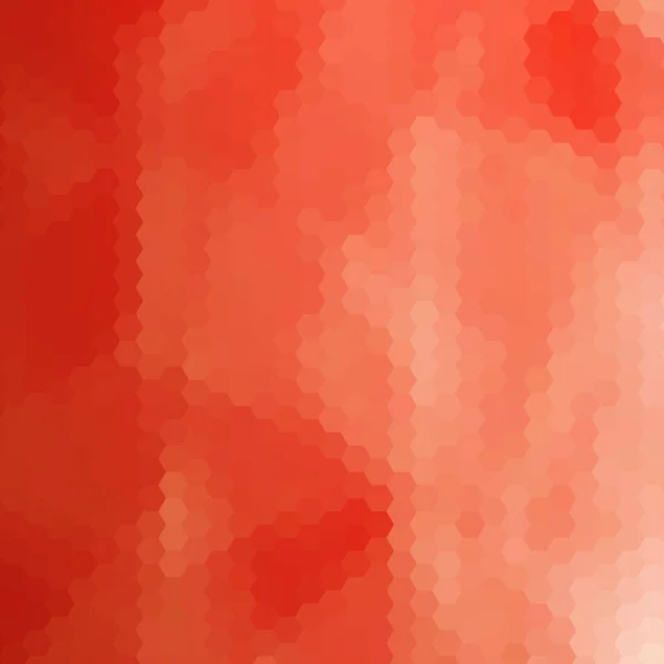 Červený Šestiúhelník Pozadí Vzor Šestiúhelník Tapety Vektorové Ilustrace — Stockový vektor