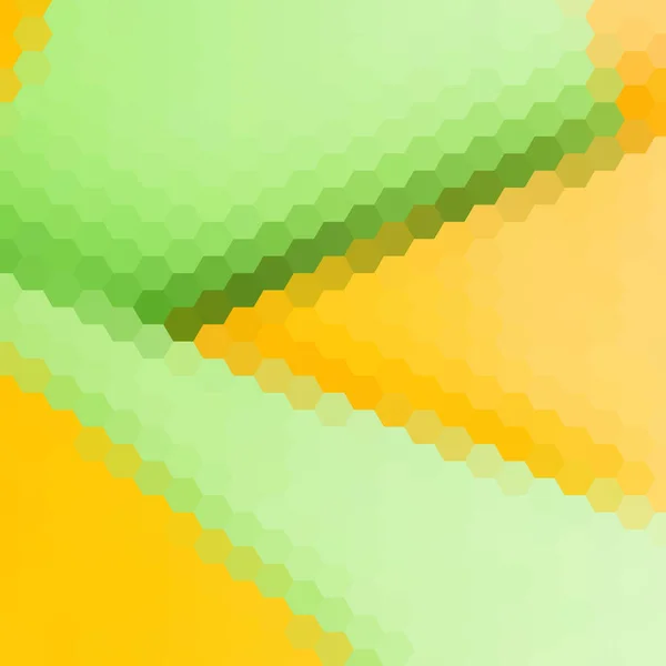 Sárga Zöld Geometriai Modern Megjelenítési Sablon Hexagon Tervezési Elem Poligonális — Stock Vector