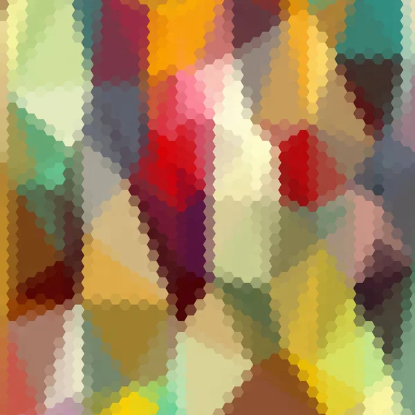 Luminoso Sfondo Geometrico Colorato Esagoni — Vettoriale Stock
