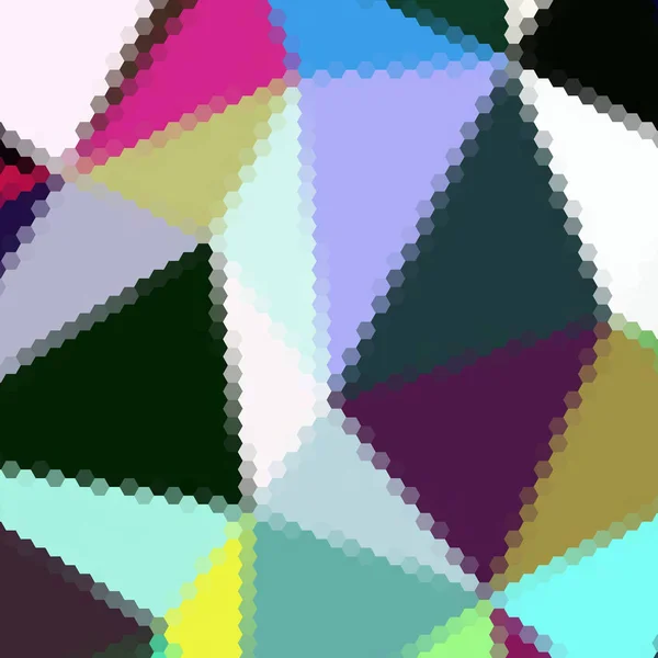 六角形の背景色 デザイン要素 幾何学的画像 — ストックベクタ