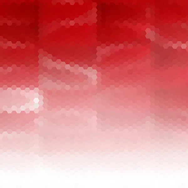 Kırmızı Altıgen Geometrik Arkaplan Vektör Illüstrasyonu Tamamen Düzenlenebilir Şekli Rengi — Stok Vektör