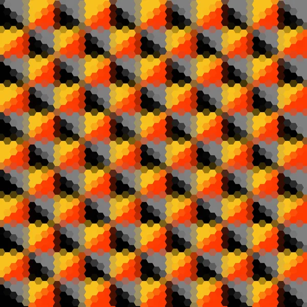 抽象ベクトル幾何学的背景 プレゼンテーション バナー カバーなどのテンプレート 六角形の色 — ストックベクタ