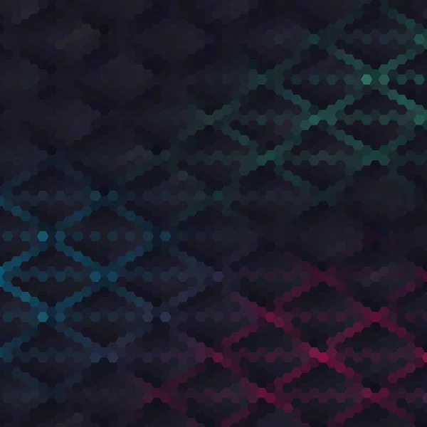 Gekleurde Shiigree Achtergrond Meerhoekige Stijl Vectorillustratie — Stockvector
