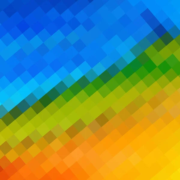 Cor Pixel Fundo Estilo Poligonal Mosaico —  Vetores de Stock