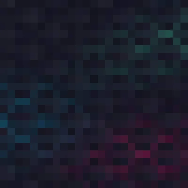 Mönster Mörk Färg Pixel Bakgrund Mönster Gula Pixeltapeter Vektorillustration Eps — Stock vektor