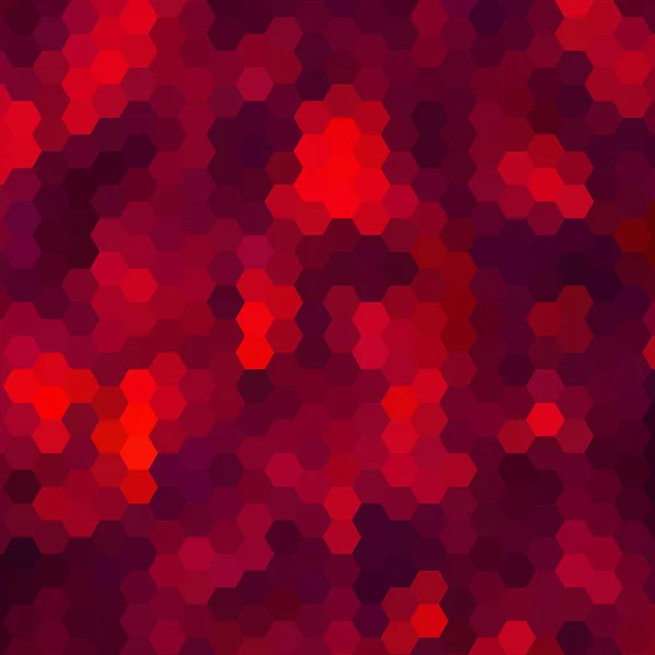 Κόκκινο Διανυσματικό Φόντο Σύνολο Εξάγωνων Εικονογράφηση Σετ Πολύχρωμα Εξάγωνα Νέο — Διανυσματικό Αρχείο