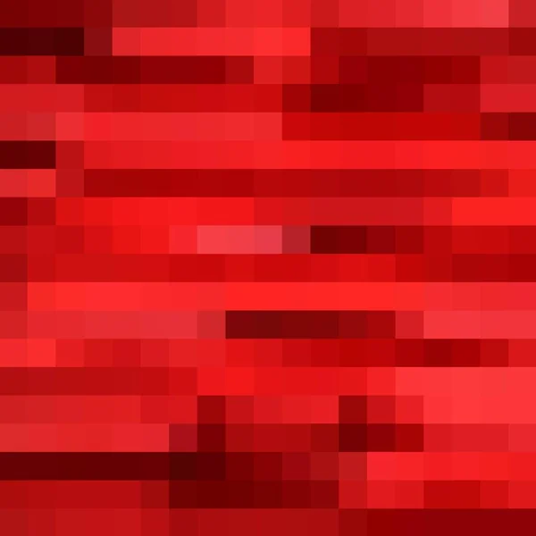 Czerwone Tło Piksela Wektorowy Styl Wielokątny — Wektor stockowy