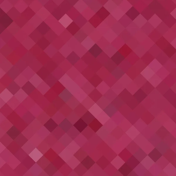 Fond Vectoriel Abstrait Image Géométrique Style Polygonal Pixel Rouge — Image vectorielle