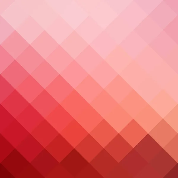 赤いピクセルパターン ベクトルカラーピクセルアートの背景 — ストックベクタ